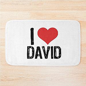 I Love David Bath Mat