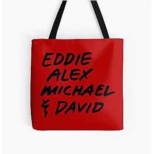 Eddie Alex Michael and David All Over Print Tote Bag