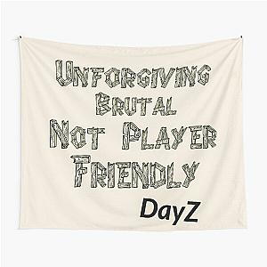 Gaming DayZ Funny Phrase Yellow Tapestry