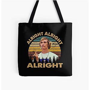 Dazed and confused retro vintage alright   All Over Print Tote Bag