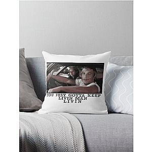 Dazed and Confused - Livin' Throw Pillow