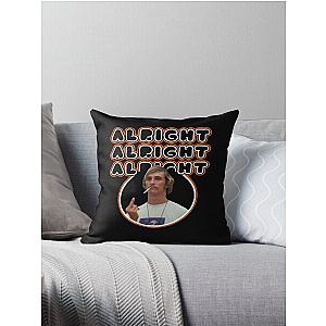 Dazed and confused smoking art Throw Pillow