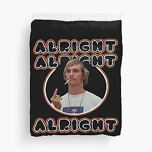 Dazed and confused cool faces smoking art Duvet Cover