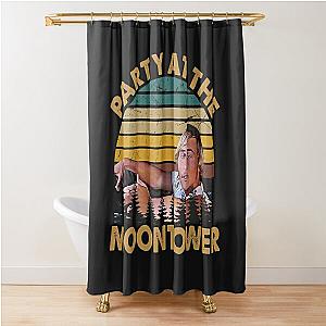 Dazed And Confused Retro Party At The Moontower Shower Curtain