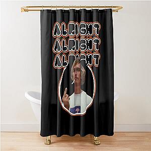 Dazed and confused smoking art Shower Curtain