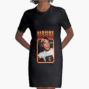 Alright Alright Alright Dazed and Confused Design Halloween Christmas Graphic T-Shirt Dress