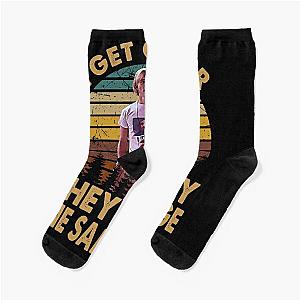 Dazed and confused vintage retro i get older they stay the same age Socks