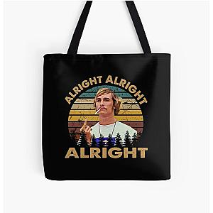 Dazed and confused retro vintage alright All Over Print Tote Bag