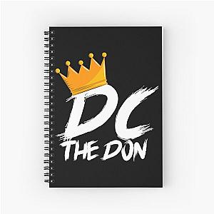 DC THE KING  DC the DON RAP Spiral Notebook