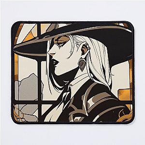 Stained Glass Deadlock Mouse Pad