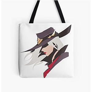 Minimalist Deadlock All Over Print Tote Bag