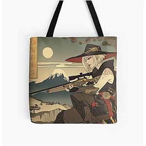 Traditional Deadlock All Over Print Tote Bag