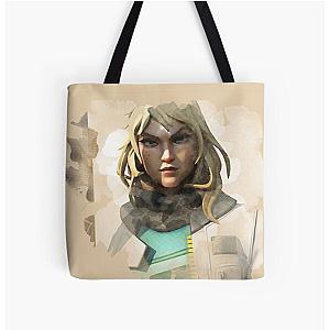 Deadlock All Over Print Tote Bag