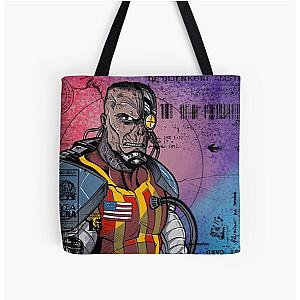 Deadlock All Over Print Tote Bag