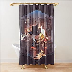 Deadlock Terrarium Shower Curtain