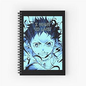 Music Spiral Notebook Vintage Retro Deadman Wonderland