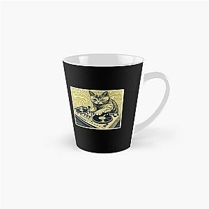 Cat DJ - Yellow Block Print - DJ Cat - Deadmau5 - Deadmouse Tall Mug