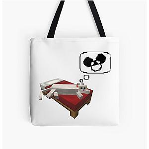 Cat dream of deadmau5 All Over Print Tote Bag