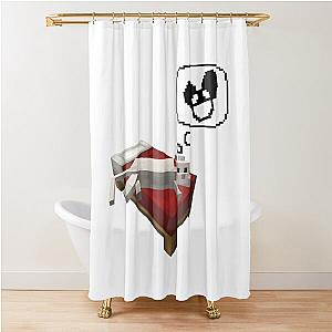 Cat dream of deadmau5 Shower Curtain