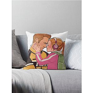 dead rising 2 chuck and katey Throw Pillow