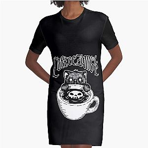 Coffee Dead Rising Graphic T-Shirt Dress