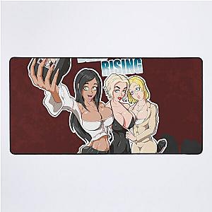 Dead Dead Rising R-ising Frank Photo-Reporter - Isabella, Cheryl and Jessi (Sticker) Desk Mat