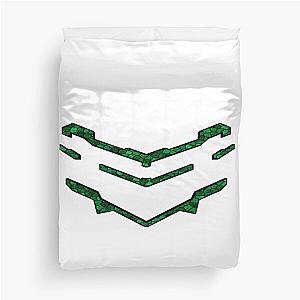 3D Dead Space - Green Pebbles Duvet Cover