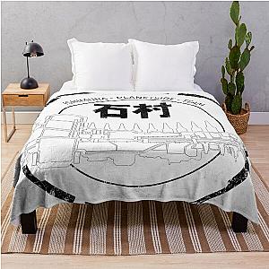DEAD SPACE - ISHIMURA PLANETSIDE TEAM - Black Throw Blanket