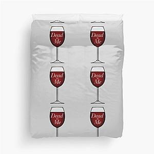 Red Wine Glass - Dead to Me - Jen and Judy Duvet Cover