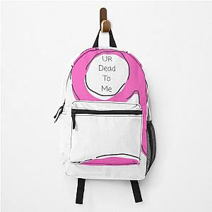 UR Dead to me Hot Pink Skull illustration Backpack