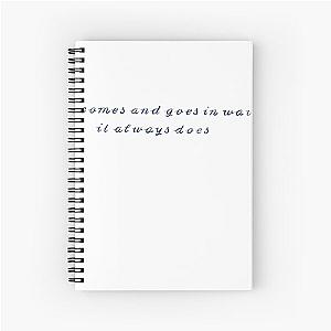 Dean Lewis Waves song Spiral Notebook