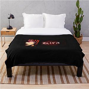 Death Note Blanket - Yagami Light &quot;KIRA&quot; Death Note Sticker Throw Blanket RB1908