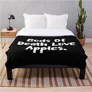 Death Note Blanket - Gods Of Death Love Apples Throw Blanket RB1908