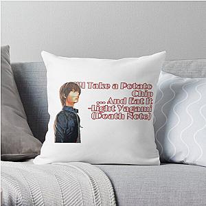 Death Note Pillows - I'll Take a Potato Chip ...And Eat It Throw Pillow RB1908