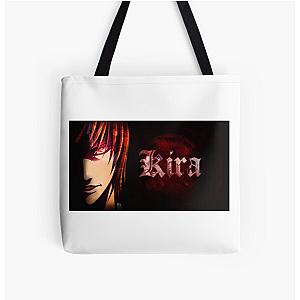 Death Note Bags - Yagami Light "KIRA" Death Note All Over Print Tote Bag RB1908