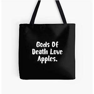 Death Note Bags - Gods Of Death Love Apples All Over Print Tote Bag RB1908