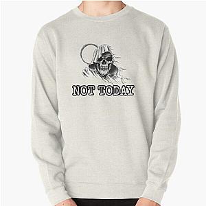 Death Note Sweatshirts - Not today Death tired Pullover Sweatshirt RB1908