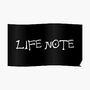 Death Note Posters - Life Note In Black Poster RB1908