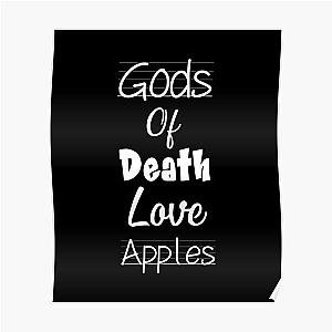 Death Note Posters - Gods Of Death Love Apples Poster RB1908