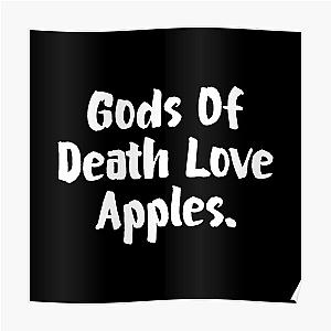 Death Note Posters - Gods Of Death Love Apples Poster RB1908