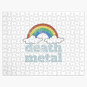 Death Metal Rainbow For Heavy Metal Band And Rock Metal Band As A Death Metal Band Jigsaw Puzzle