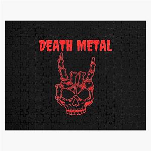 Death Metal Punk Skull For Heavy Metal Band And Rock Metal Band As A Death Metal Band Jigsaw Puzzle