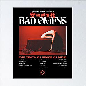 Bad Omens The Death Of Peace Of Mind Tracklist. Poster