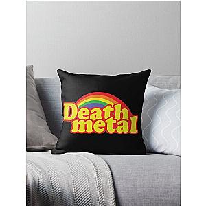 Death Metal Parody Throw Pillow