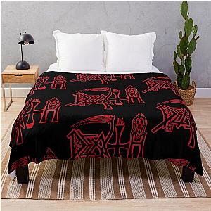 DEATH LOGO Throw Blanket