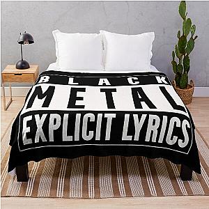 Heavy Metal Black Death Thrash Music Band Throw Blanket