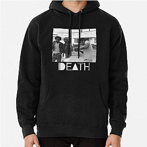 Death - proto-punk band from Detroit White Letters Logo Pullover Hoodie