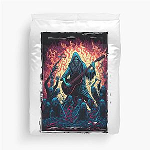 Poster of the death band Duvet Cover