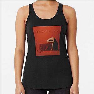 Bad Omens the death of peace of mind with text Racerback Tank Top