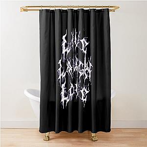 Live Laugh Love Death Metal Shower Curtain